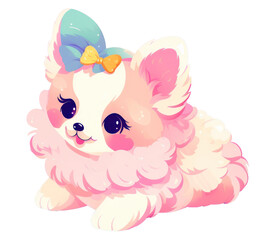 Fototapeta premium PNG Cute dog mammal animal pet.