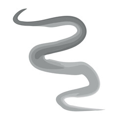 black watercolor pattern isolated on white background