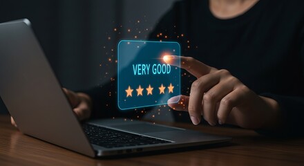 Get online reviews and ratings for business reputation management with star rating system and feedback
