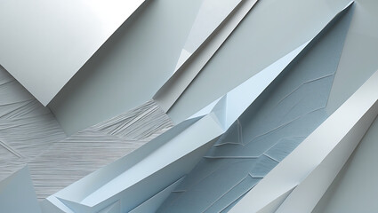 Abstract Geometric Paper Texture This image features layered paper shapes creating a dynamic visual suitable for web and print design