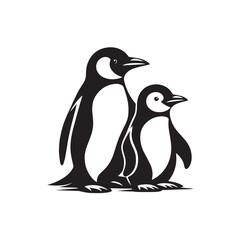Fototapeta premium penguin vector illustration
