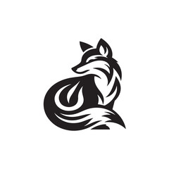 Obraz premium vector illustration of fox