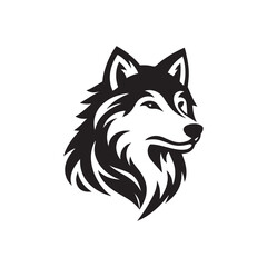 Obraz premium wolf head vector