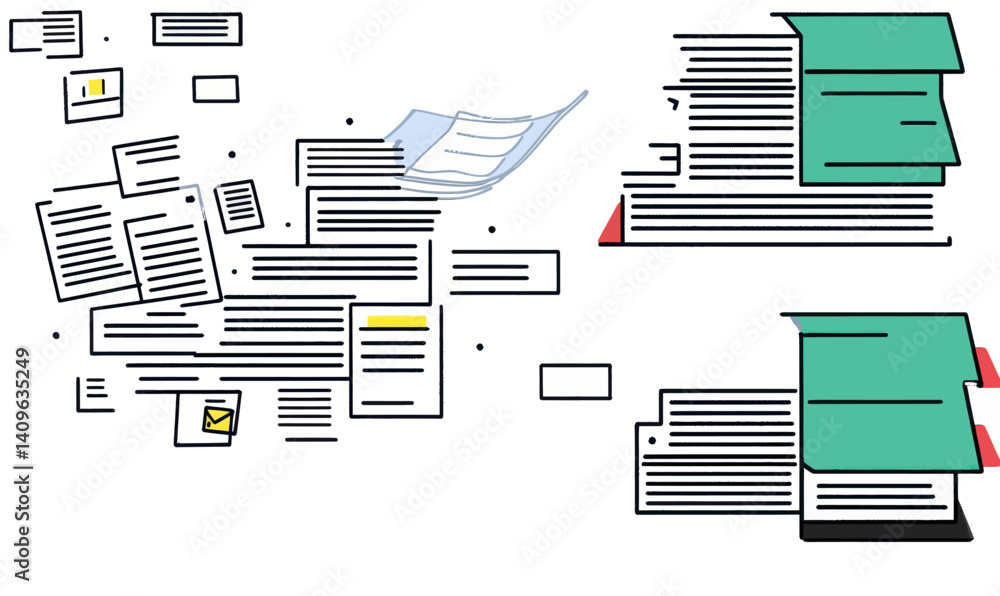 Poster advanced document digitalization with ai chat integration