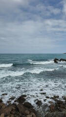 the waves