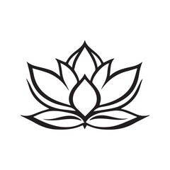 lotus flower isolated on white