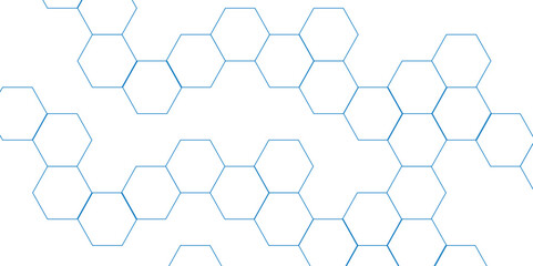 Geometric abstract hexagon technology background.. Abstract honeycomb background.. Vector illustration of hexagons pattern, Creative idea for medical technology or science design.	