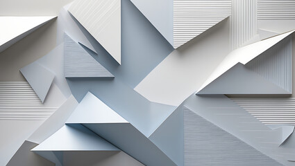 Abstract Geometric Paper Texture This image features layered paper shapes creating a dynamic visual suitable for web and print design