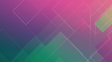 Fototapeta premium Abstract geometric design with vibrant color gradients.