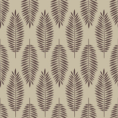 Leaf Allover Seamless Repeat Pattern
