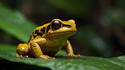 Obraz premium frog in the grass