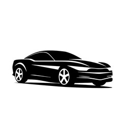 Obraz premium black sports car