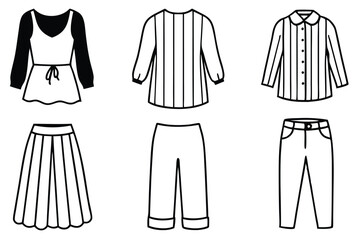 high low line art minimal abstract design style