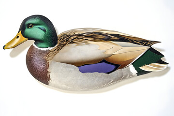 Obraz premium Mallard duck closeup wildlife photography