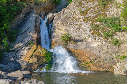Khanaga Waterfall. The neighborhood of  Khuchni. Republic of Dagestan, Russia