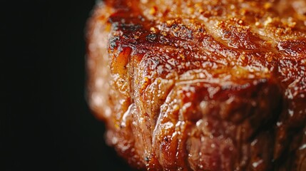 Michelin-star quality steak preparation gourmet kitchen food photography luxurious setting close-up culinary artistry