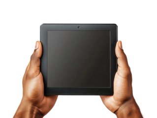 Digital device interaction home office technology innovation. Isolated on transparent background, png.