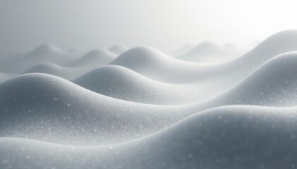 Obraz premium Subtle grayscale undulations, ethereal and calming , abstract, backdrop, graphic