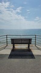 bench on the beach