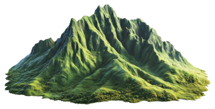 PNG Green tall tropical mountain background landscape outdoors.