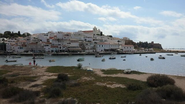 Coastal Town of Ferragudo: Traditional Portuguese Fishing Village