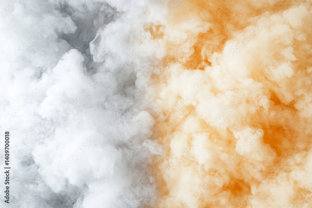 Aufkleber cool icy tones blend in a captivating gradient background showcasing a serene atmosphere perfect for