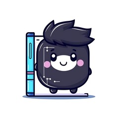 Tech Savvy Character with Digital Pen Design Innovation and Modern Device Integration Art