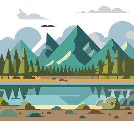 Mountain Reflection.eps