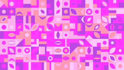 Abstract geometrical pattern hd background - colorful random chaotic vector graphic