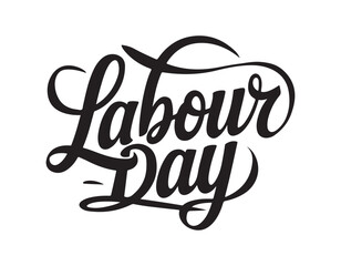 International Labour Day celebration greeting typography design. Vcetor illustration