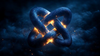 Molecular dna twist structure glowing background high resolution picture