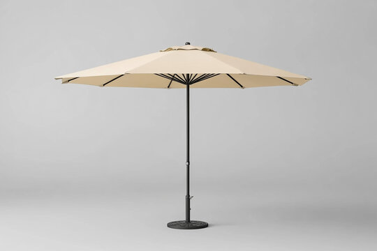 Elegant beige patio umbrella perfect for shade and relaxation outdoor comfort stylish design