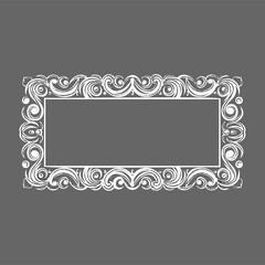 An elegant vintage frame in a hand-painted style. Includes floral wreaths, ornate baroque borders and classic decorative templates. Perfect for invitations, labels, certificates, greeting cards