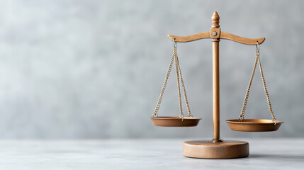 balanced scale symbolizes justice and fairness, representing importance of equity decision
