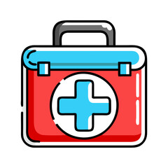 Obraz premium First aid box – healthcare and rescue