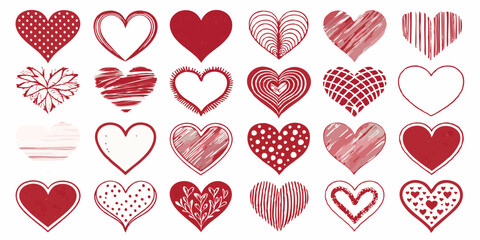  Unique Heart Designs, Stylish and Artistic Patterns for Love-Themed Projects