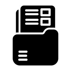file storage Solid icon
