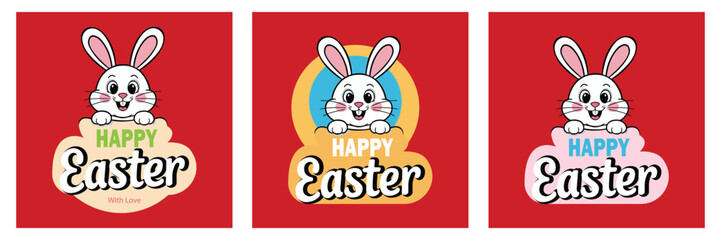 symbol, abstract, party, decor, happy easter, creative, flower, modern, bunny, typographic, style, drawing, colorful, season, handwriting, font, card, easter, greeting, text, design, background, vecto