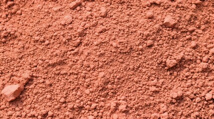 Red Clay Powder Texture Background Natural Earth Tone