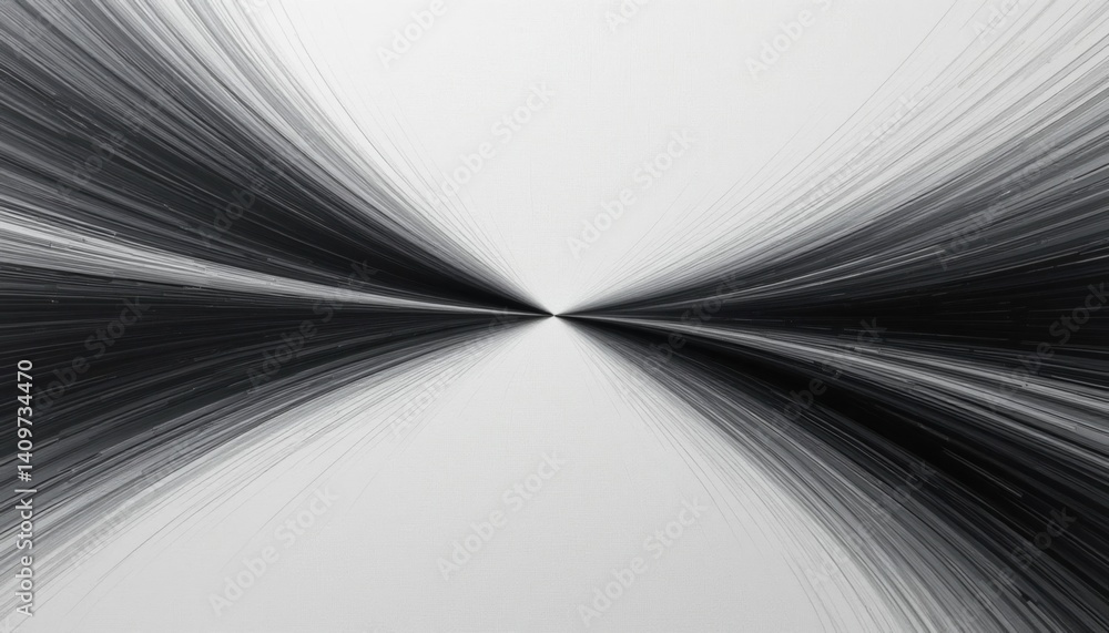 Aufkleber dynamic motion abstract art digital creation modern aesthetic minimalist design symmetrical perspect