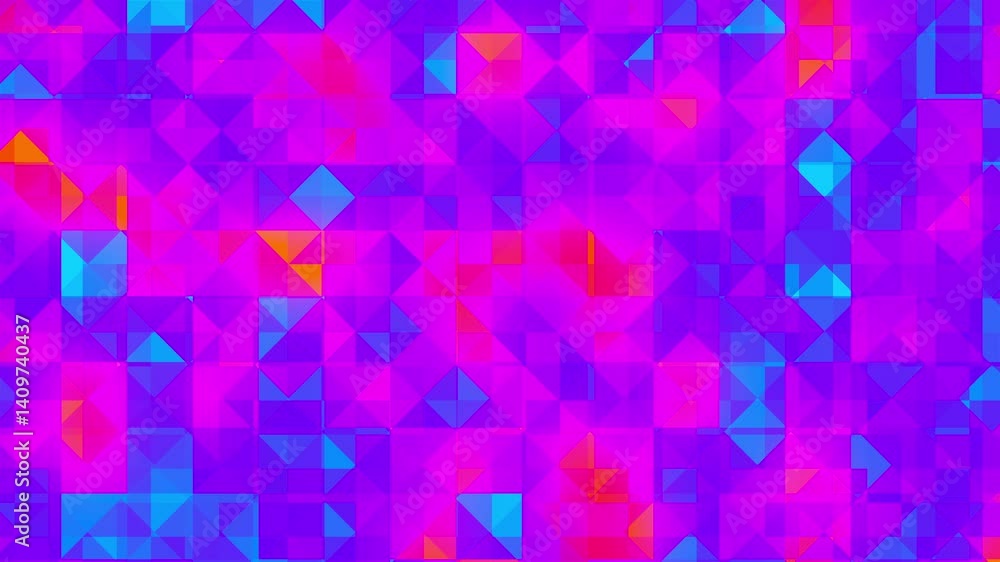 Poster abstract triangles pattern. computer generated 3d render