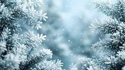 there is a snow covered tree with a lot of snow on it