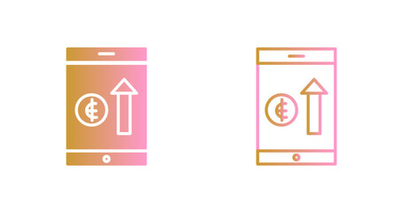 Money Up Icon Design