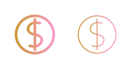 Obraz premium Dollar Icon Design