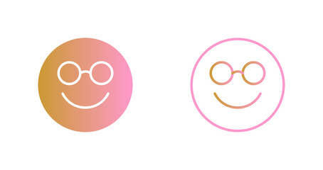 Nerd Face Icon Design
