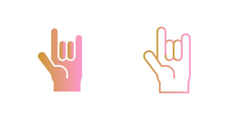 Love You Gesture Icon Design