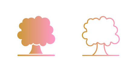 Deciduous Tree Icon Design