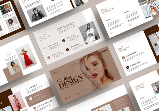 Fashion Design Presentation Template