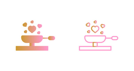 Cooking Love Icon Design