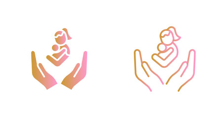 Mother's Love Icon Design